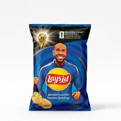 رقائق بطاطس ليز بنكهة كاتشب الطماطم