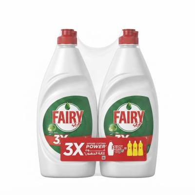 سائل غسيل صحون فروتي أخضر من Fairy – ٢ × ٦٠٠ مل