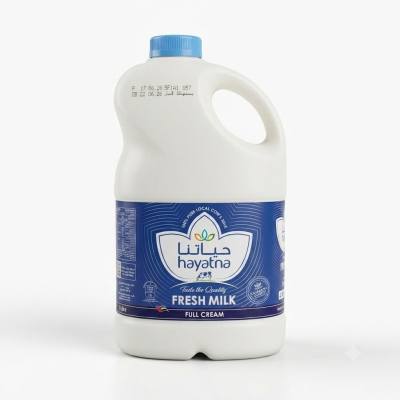 حليب حياة كامل الدسم طازج ٢ لتر