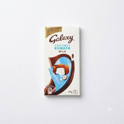 كنافة جالاكسي بجوز الهند و شوكولاتة الحليب