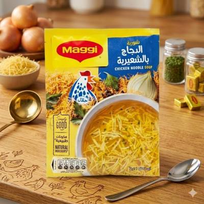 شوربة ماجي بالدجاج والنودلز (60 غرام)