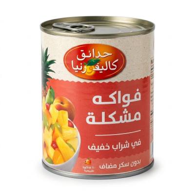 كوكتيل فواكه مشكلة من كاليفورنيا جاردن في شراب خفيف (825 غرام)