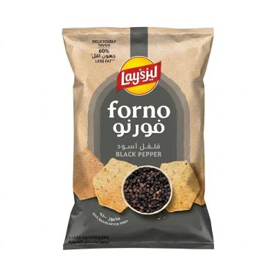 رقائق البطاطس المخبوزة بالفلفل الأسود من ليز فورنو