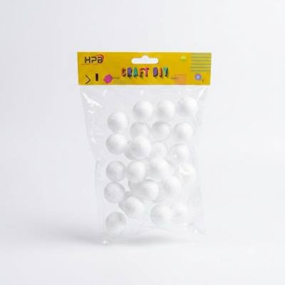 كرات إسفنجية بيضاء من HPB Craft DIY (3 سم)