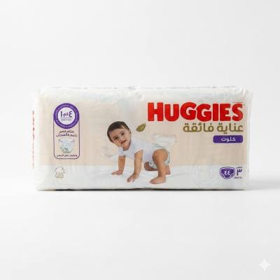 حفاضات هاجيز للعناية الإضافية (مقاس 3، 44)