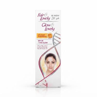 كريم الوجه المتطور متعدد الفيتامينات بعامل حماية من الشمس SPF 30 من جلو آند لافلي - 100 غرام
